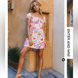 SEVEN WONDERS Lori Mini Dress Size M